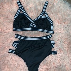 High waist bathing suit